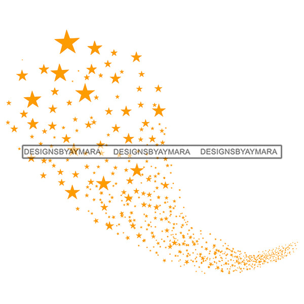 Star Shooting Sky Stars Light Bright Falling Astronomy Tail Cosmos Trail Meteorite Galaxy Universe Vector Designs For T-Shirt and Other Products SVG PNG JPG Cut Files For Silhouette Cricut and More!