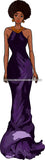 Afro Black Model Fashion Woman Posing Fancy Gown Dress Vogue Goddess Glamour Trendy Clothing  Afro Hair Style SVG Cutting Files For Silhouette Cricut More