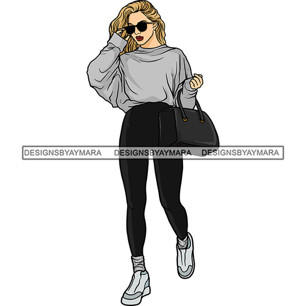 Winter Fall Fashion Woman Model Casual Clothing Outfit Cold Weather Jacket Coat Sweater Autumn SVG JPG PNG Clipart Cricut Silhouette Cut Cutting