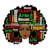 Afro Diva Life Quotes Queen Blessed Classy Elegant Black Woman Hoop Earrings  SVG Cutting Files For Silhouette Cricut