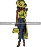Afro Lola Flow Too Strong Elegance Elegant Woman Glamour Sexy Confident Lady .SVG Clipart Vector Cutting Files