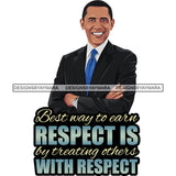 Barack Obama Quotes African American Leader Proud Roots .SVG Clipart Vector Cutting Files