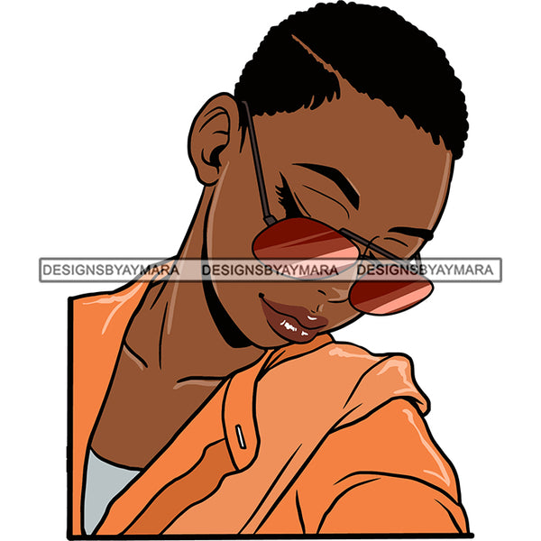 Afro Woman Short Hairstyle SVG Files For Cutting and More!