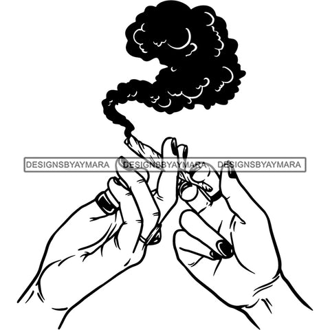 Medical Marijuana Blunt Weed Cannabis Pot Head High Life Smoker Stoned Drug .SVG Cutting Files