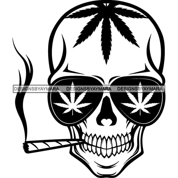 Medical Marijuana Blunt Weed Cannabis Pot Head High Life Smoker Stoned Drug .SVG Cutting Files