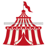 Circus Tent Exhibition Traveling Carnival Party Social Event Bizarre Humor.SVG .EPS .PNG Vector Clipart Digital Download Circuit Cut Cutting