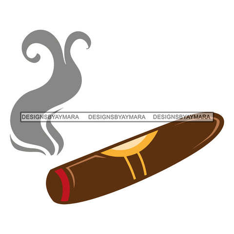 Cigar Smoke Tobacco Crop Smoke Cuban Culture SVG JPG PNG Layered Cutting Files For Silhouette Cricut More