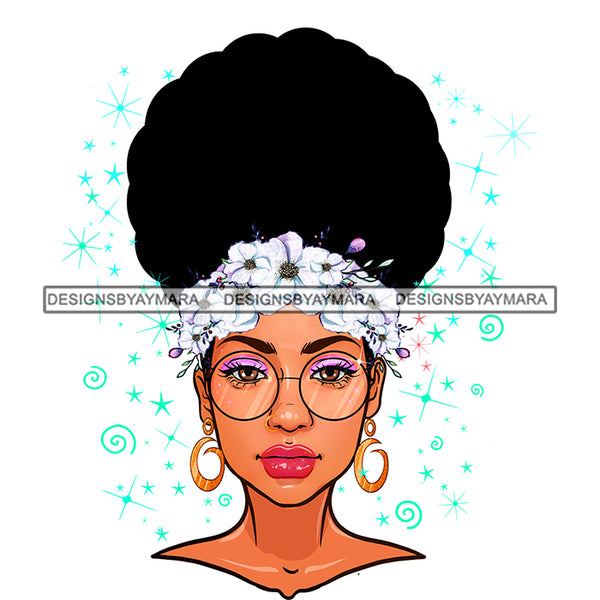 Black Woman Flawless  White Roses JPG PNG  Clipart Cricut Silhouette Cut Cutting