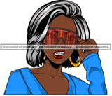 Afro Lola Boss Lady Dope Diva Mean Face Glamour Hot Selling .SVG Cutting Files For Silhouette Cricut and More!