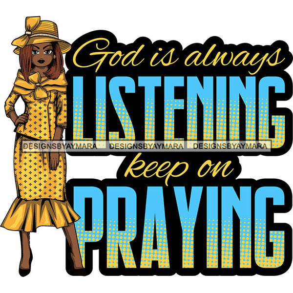 Afro Classy Lola Church Lady God Lord Quotes .SVG Clipart Vector Cutting Files For Circuit Silhouette Cricut and More!