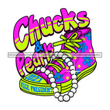 Chucks and Pearls 2021 Inauguration Designs Woman Power Vice President Kamala Harris SVG Cutting Files For Silhouette Cricut and More