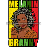 Melanin Granny Mommy Quotes Grandma Happy Mother's Day Abuela SVG JPG PNG Vector Clipart Cricut Silhouette Cut Cutting