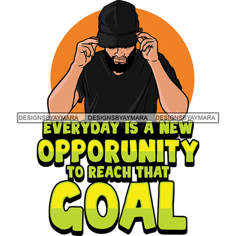 Sexy Afro Man Hustle Quote Baseball Cap Short Sleeve T-Shirt Fashion Style SVG JPG PNG Vector Clipart Cricut Silhouette Cut Cutting
