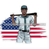 USA Country Attractive Black Man Bearded Hipster SVG Files For Cutting