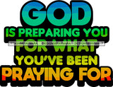 Life Quotes Religious Phrases God Is Preparing You SVG Cutting Files For Silhouette Cricut