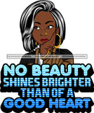 Afro Lola God Quotes Beauty God Heart Straight  Hair Style Bambu Jewelry SVG Cutting Files For Silhouette Cricut and More