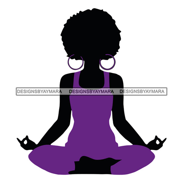 Bundle 9 Afro Goddess Hot Selling Designs Black Girl Magic Melanin Popping Hipster Girl SVG JPG PNG Layered Cutting Files For Silhouette Cricut and More