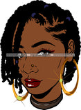 Afro Girl Bamboo Earrings Hustle Diva Gold Jewelry Hair Accessories Black Woman Goddess SVG Files For Cutting and More!