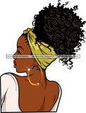 Afro Girl Bamboo Earrings Hustle Diva Gold Jewelry Hair Accessories Black Woman Goddess SVG Files For Cutting and More!