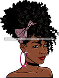 Afro Girl Bamboo Earrings Hustle Diva Gold Jewelry Hair Accessories Black Woman Goddess SVG Files For Cutting and More!