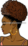 Afro Girl Bamboo Earrings Hustle Diva Gold Jewelry Hair Accessories Black Woman Goddess SVG Files For Cutting and More!