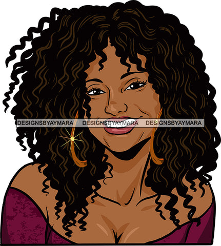 Afro Girl Bamboo Earrings Hustle Diva Gold Jewelry Hair Accessories Black Woman Goddess SVG Files For Cutting and More!