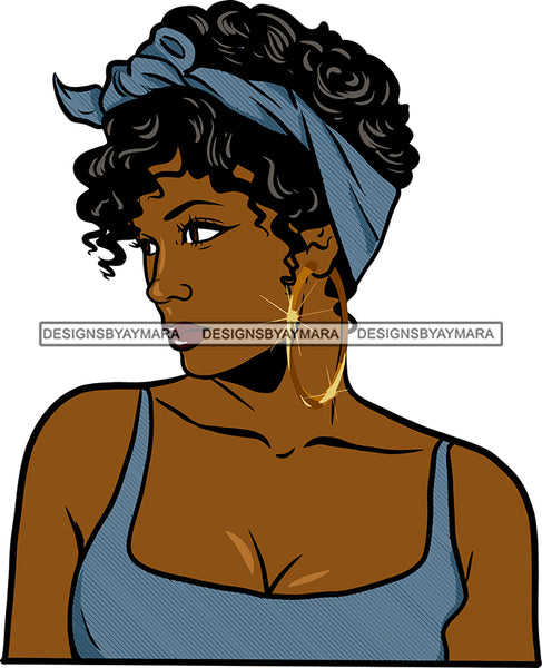 Afro Girl Bamboo Earrings Hustle Diva Gold Jewelry Hair Accessories Black Woman Goddess SVG Files For Cutting and More!