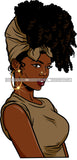 Afro Girl Bamboo Earrings Hustle Diva Gold Jewelry Hair Accessories Black Woman Goddess SVG Files For Cutting and More!