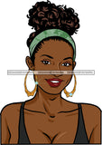 Afro Girl Bamboo Earrings Hustle Diva Gold Jewelry Hair Accessories Black Woman Goddess SVG Files For Cutting and More!