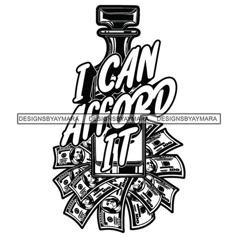 Money Talks Quote Industry Financial Business Investment Cash Illustration B/W SVG JPG PNG Vector Clipart Cricut Silhouette Cut Cutting