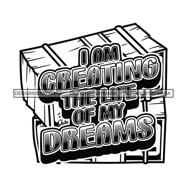 Money Talks Quote Financial Business Investment Treasure Illustration B/W SVG JPG PNG Vector Clipart Cricut Silhouette Cut Cutting