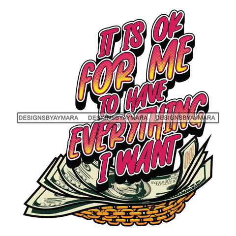 Money Talks Quote Financial Business Investment Ownership Illustration SVG JPG PNG Vector Clipart Cricut Silhouette Cut Cutting