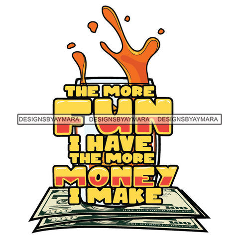 Money Talks Quote Industry Financial Business Investment Dollars Illustration SVG JPG PNG Vector Clipart Cricut Silhouette Cut Cutting