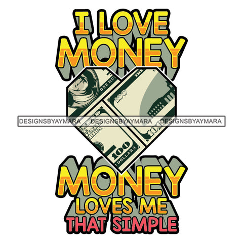 Money Talks Quote Financial Business Investment Cash Opportunity SVG JPG PNG Vector Clipart Cricut Silhouette Cut Cutting