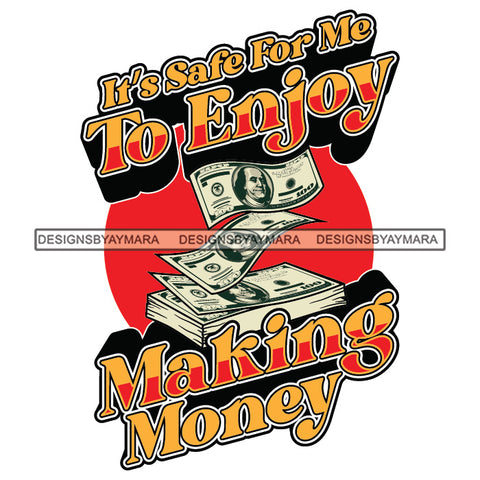 Money Talks Quote Dollars Financial Business Investment Profit Illustration SVG JPG PNG Vector Clipart Cricut Silhouette Cut Cutting