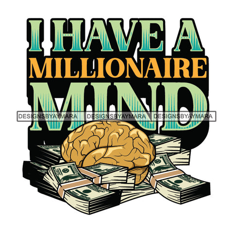 Money Talks Quote Financial Business Investment Millions Dollars Illustration SVG JPG PNG Vector Clipart Cricut Silhouette Cut Cutting