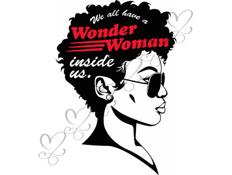 Afro Beautiful Black Woman SVG African American Ethnicity Afro Puffy Hairstyle Beauty Salon Queen Diva Classy Lady  Beautiful People Beauty Salon Princess