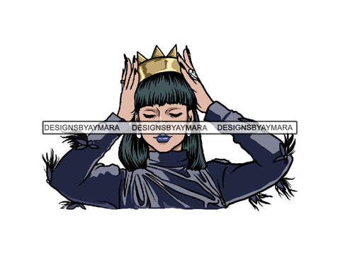 Beautiful Queen Woman Sexy Goddess Fabulous Stylish Diva Classy Lady .JPG SVG .PNG With A Transparent Background  Vector Clipart Not For Cutting
