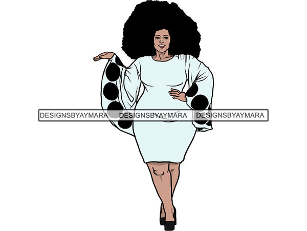 Beautiful BBW Woman Sexy Goddess Fabulous Stylish Queen Diva Classy Lady .JPG SVG .PNG With A Transparent Background  Vector Clipart Not For Cutting