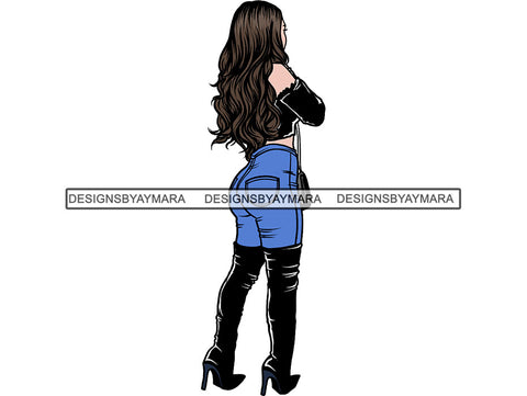 Beautiful Woman Sexy Goddess Fabulous Stylish Queen Diva Classy Lady .JPG SVG .PNG With A Transparent Background  Vector Clipart Not For Cutting