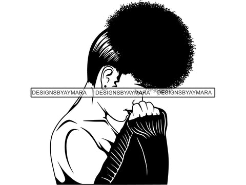 Afro Woman SVG Fabulous Goddess Queen Diva Classy Lady Fashion Model Glamour  .SVG .EPS .PNG Vector Clipart Digital Cricut Circuit Cut Cutting