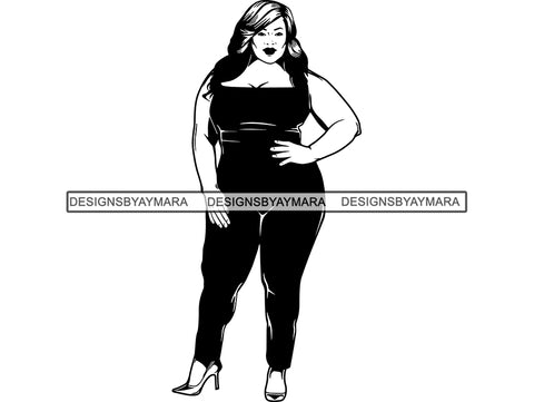 Beautiful Woman SVG Fabulous Goddess Queen Diva Classy Lady Fashion Model Glamour .SVG .EPS .PNG Vector Clipart Digital Cricut Circuit Cut Cutting