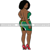 Afro Caribbean Dominica Goddess SVG Cutting Files For Silhouette Cricut and More