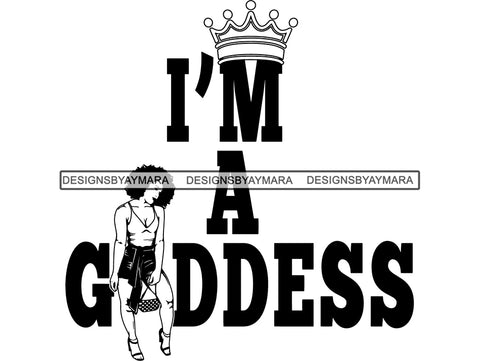 Afro Woman SVG African American Ethnicity Goddess Queen Diva Classy Beautiful Black Lady  .SVG .EPS .PNG Vector Clipart Cricut Circuit Cut Cutting