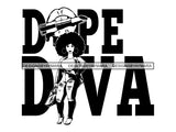 Afro Woman SVG African American Ethnicity Goddess Queen Diva Classy Beautiful Black Lady  .SVG .EPS .PNG Vector Clipart Cricut Circuit Cut Cutting