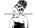 Afro Baby Girl SVG Braids Dreads Hairstyle Nubian Melanin Black Princess African American Ethnicity .JPG .EPS .PNG Vector Clipart Cricut Circuit Cut Cutting