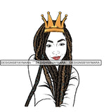 Afro Woman SVG fabulous Goddess Queen African American Ethnicity Braids Dreads Hairstyle Beauty Salon Queen Diva Classy Lady  .SVG .EPS .PNG Vector Clipart