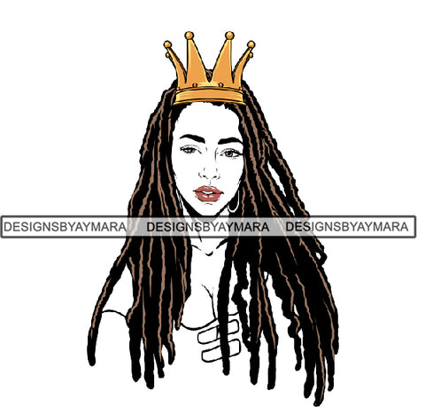 Afro Woman SVG fabulous Goddess Queen African American Ethnicity Braids Dreads Hairstyle Beauty Salon Queen Diva Classy Lady  .SVG .EPS .PNG Vector Clipart