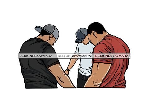 Man Praying God PNG File For Print