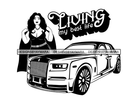 Beautiful Woman SVG Blessed Goddess Queen Diva Classy Lady SVG PNG EPS JPG Vector Clipart Cricut Cutting Cut Perfect For Cutting